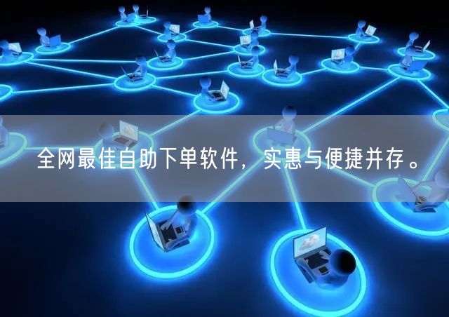 全网最佳自助下单软件，实惠与便捷并存。
