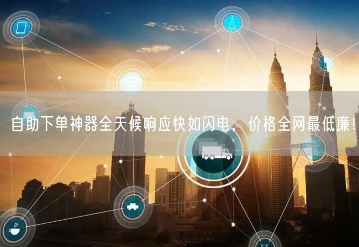 自助下单神器全天候响应快如闪电，价格全网最低廉！