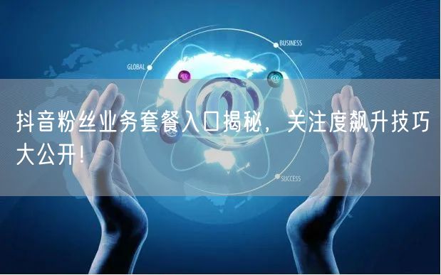 抖音粉丝业务套餐入口揭秘，关注度飙升技巧大公开！